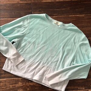 Ocean Drive Mint Green Ombre Long Sleeve Top